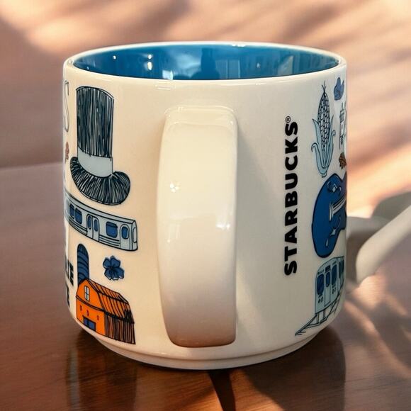 Starbucks Illinois Been There Series Across the Globe 14 oz Coffee Mug EUC - Picture 6 of 7